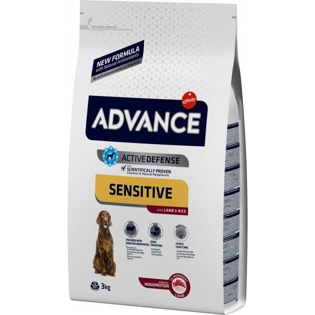 Advance Medium-Maxi Sensitive Lamb & Rice 3 кг 923544 - зображення 1