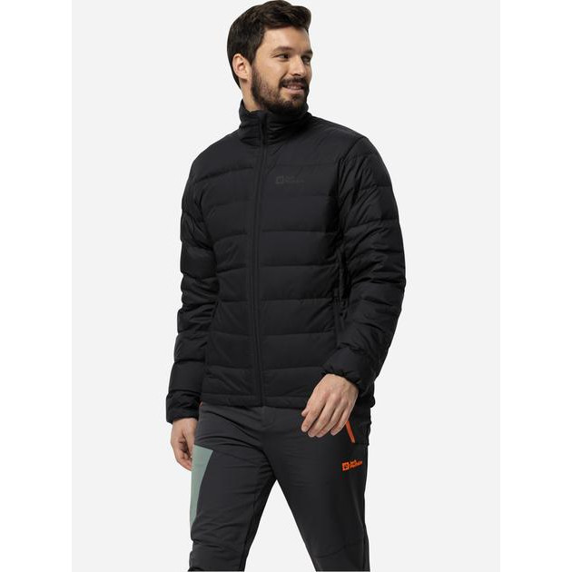 Jack Wolfskin Пуховик короткий чоловічий  Ather Down Jkt M 1207681_6000 M Чорний (4064993897043) - зображення 1