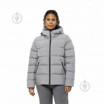 Jack Wolfskin Пуховик зимовий короткий жіночий  Frozen Palace Jacket W 1204913-6315 L Сірий (4064993904284) - зображення 1