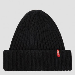   Levi's Шапка  Ribbed Beanie 225186-6-59 One size Regular Black (7613325706613)