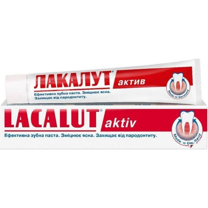 Lacalut Зубная паста Lacalut aktiv 75 мл (4016369696309) - зображення 1