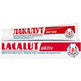   Lacalut Зубная паста Lacalut aktiv 75 мл (4016369696309)