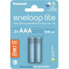 Panasonic AAA 550mAh NiMh 2шт Eneloop Lite (BK-4LCCE/2BE) - зображення 1