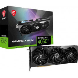   MSI GeForce RTX 4060 Ti GAMING X SLIM 8G (	912-V515-059)