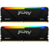 Kingston FURY 64 GB (2x32GB) DDR4 3600 MHz Beast RGB (KF436C18BB2AK2/64) - зображення 1