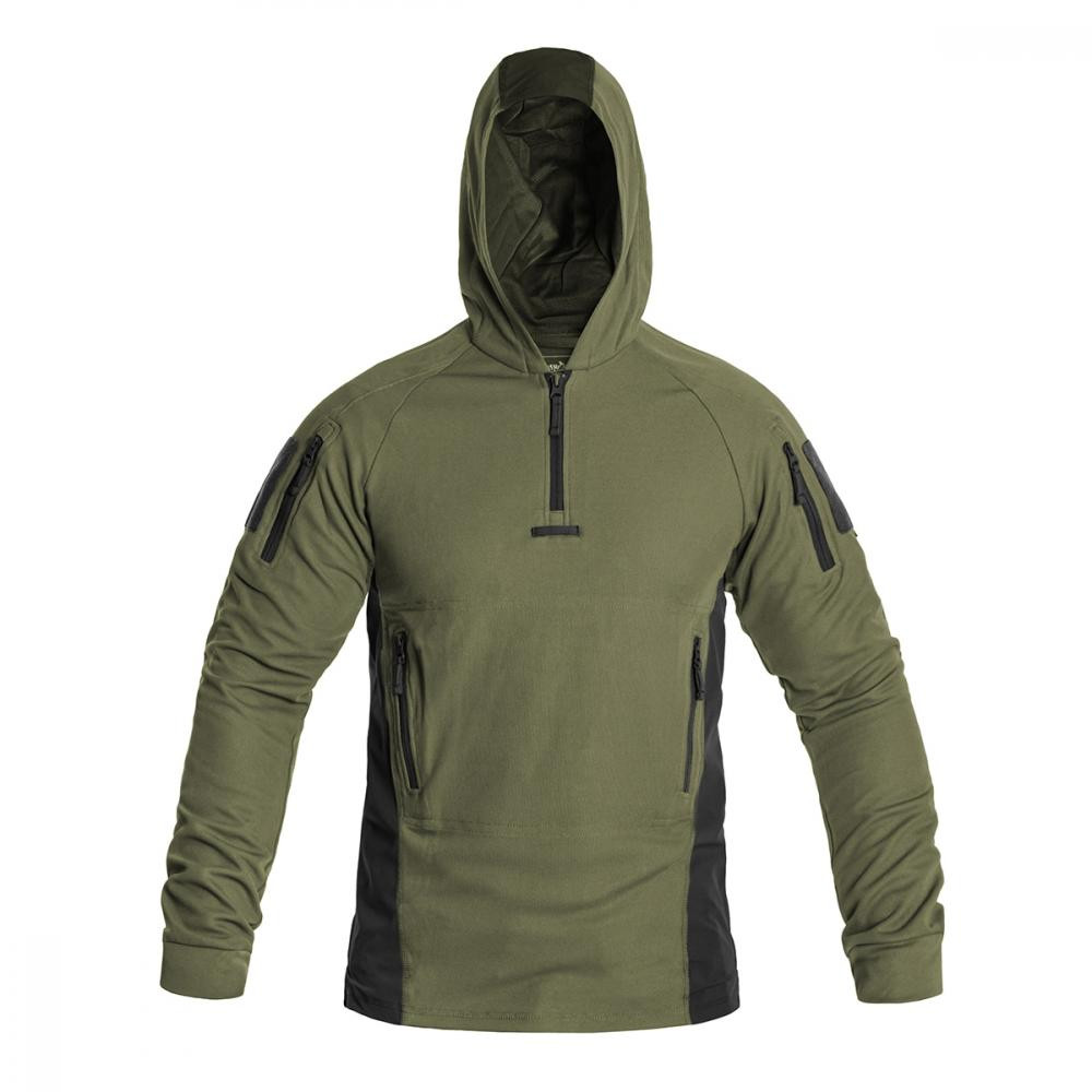 Helikon-Tex Range Hoodie TopCool - Olive Green/Black (BL-BRH-TC-0201A-B03) - зображення 1