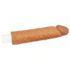 LoveToy Pleasure X-Tender Penis Sleeve Brown Add 1", Brown - зображення 5