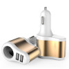 XoKo USB Car Charger 2xUSB 2.1A White/Gold (CC-303-GDWH) - зображення 1