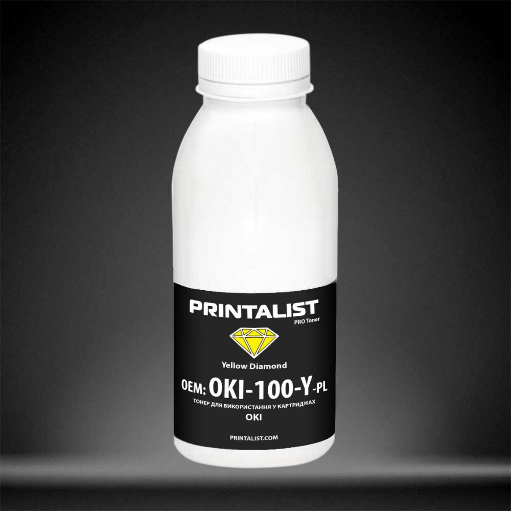 Printalist Тонер OKI Universal 100г Yellow (OKI-100-Y-PL) - зображення 1