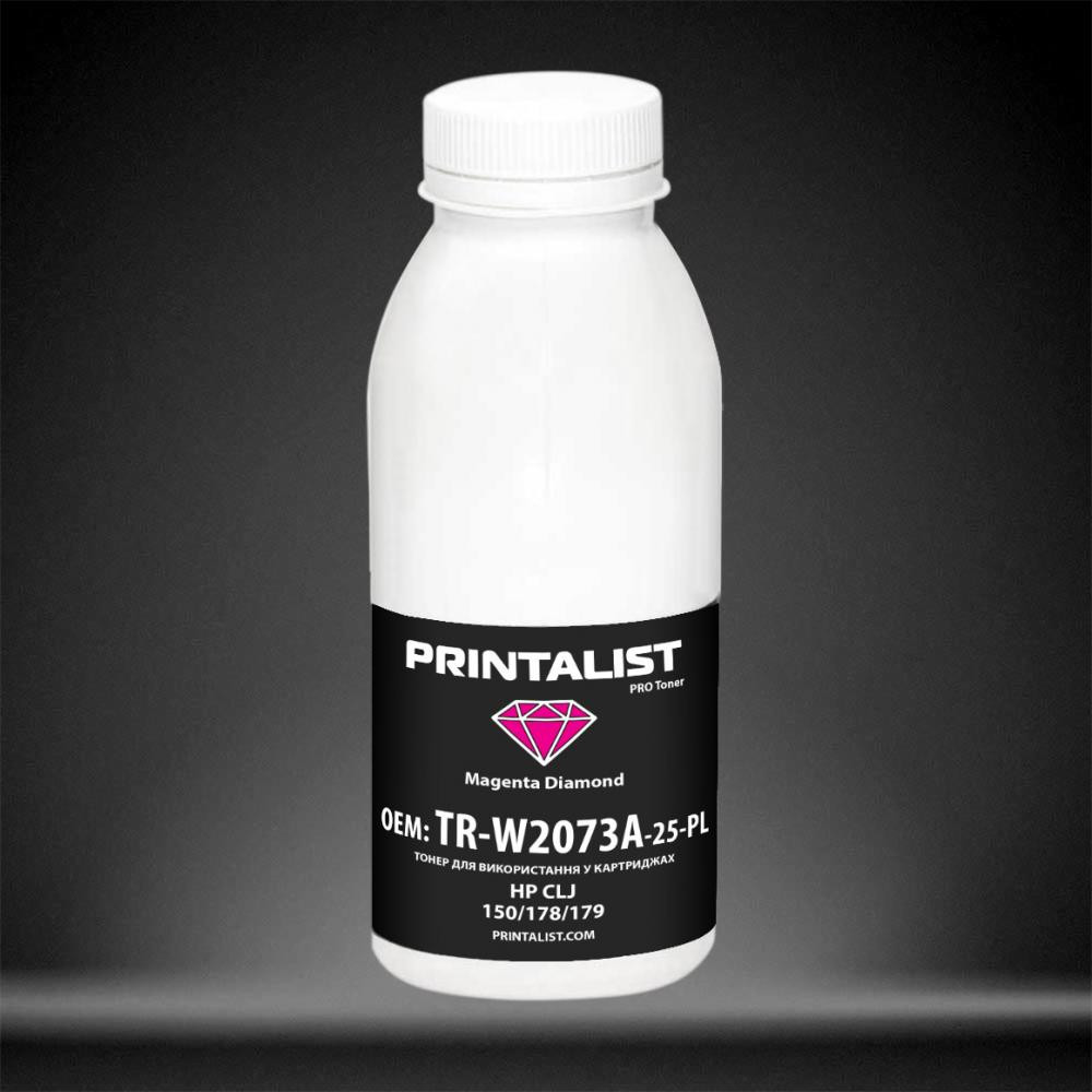 Printalist Тонер HP CLJ 150/178/ 179, 25г Magenta (TR-W2073A-25-PL) - зображення 1