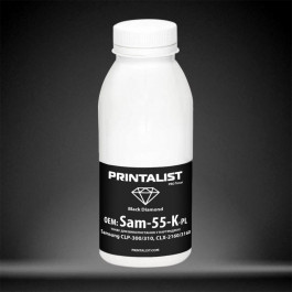   Printalist Тонер SamsungCLP-300/310, CLX-2160/3160 55г Black (Sam-55-K-PL)