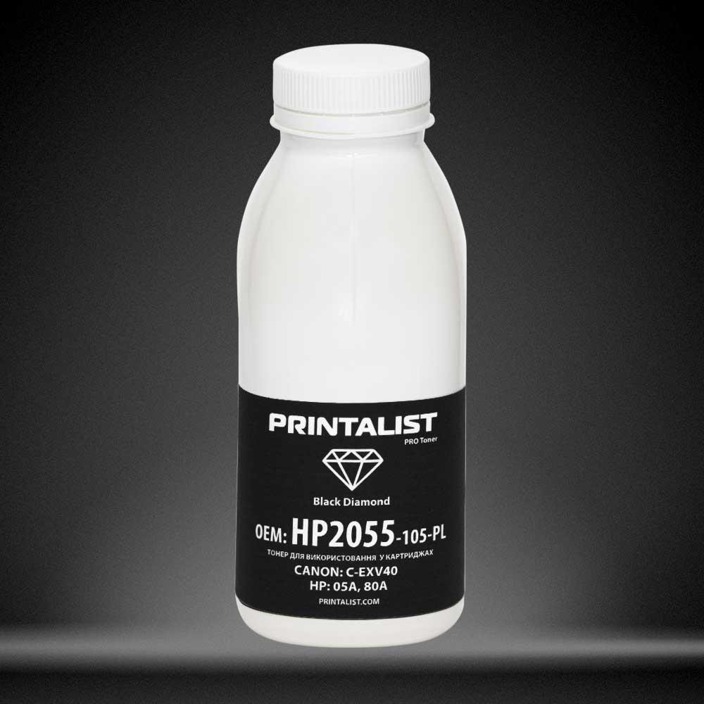 Printalist Тонер HP LJ P2035/2055, 105г Black (HP2055-105-PL) - зображення 1