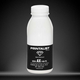   Printalist Тонер HP LJ 1100/5L/6L , 140г Black (AX-140-PL)