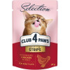 Клуб 4 Лапи Premium Selection Strips Chicken in Gravy 85 г (4820215368094) - зображення 1