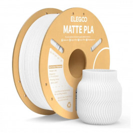   ELEGOO PLA Filament (пластик) для 3D принтера  матовий 1кг, 1.75мм, білий (50.203.0251)