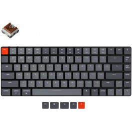   Keychron K3 84 keys, Low Profile Hot-Swap Optical White LED, Brown (K3D3_KEYCHRON)