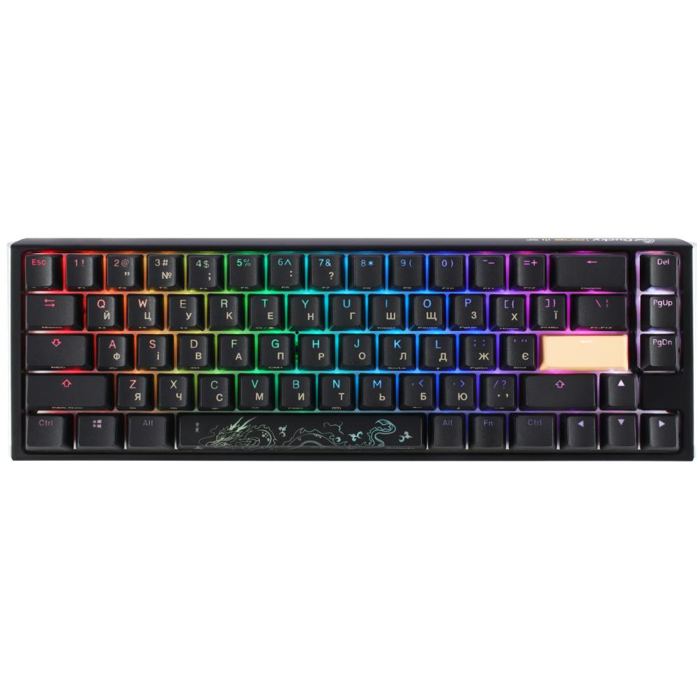 Ducky One 3 SF Cherry MX Red RGB UA USB Black (DKON2167ST-RUAPXCLAWSC1) - зображення 1