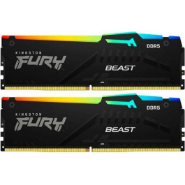   Kingston FURY 16 GB (2x8GB) DDR5 5200 MHz Beast RGB EXPO (KF552C36BBEAK2-16)