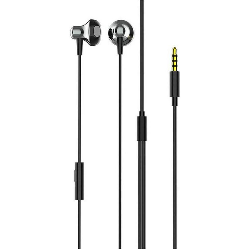 ColorWay Slim 3.5 mm Wired Earphone Blast 1 Black (CW-WD01BK) - зображення 1