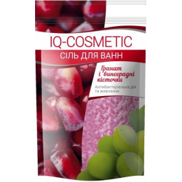   IQ Cosmetic Сіль для ванн IQ-cosmetik Гранат та виноградні кісточки, 500г