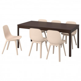   IKEA EKEDALEN 180/240x90h75 ciemnobrazowy/ODGER (492.213.21)