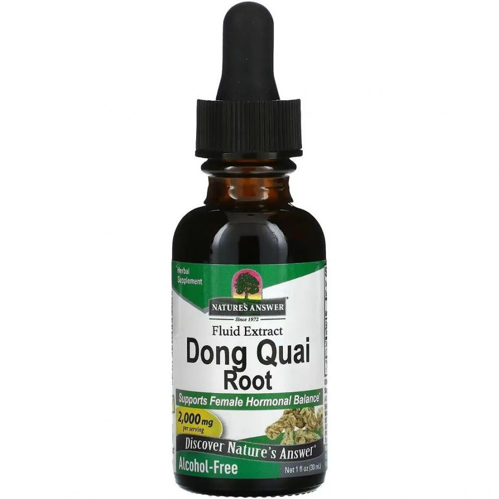 Natures Answer Dong Quai Root Alcohol-Free 2000 мг 30 мл - зображення 1