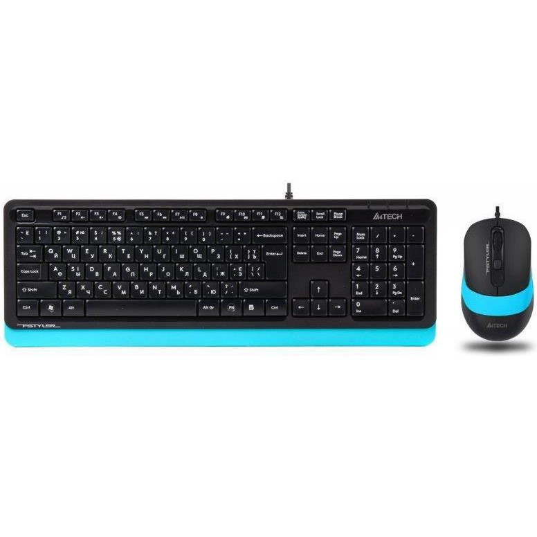 A4Tech Fstyler F1010 Black/Blue - зображення 1