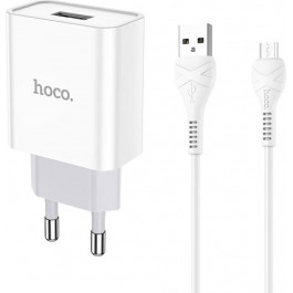   Hoco C81A Asombroso 2.1A + MicroUSB White