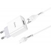 Hoco C81A Asombroso 2.1A + MicroUSB White - зображення 4