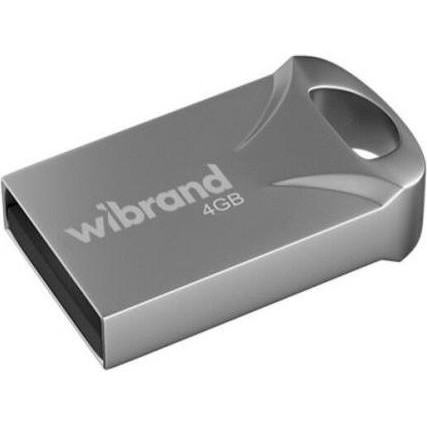 Wibrand 4 GB Hawk Silver USB 2.0 (WI2.0/HA4M1S) - зображення 1