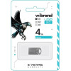 Wibrand 4 GB Hawk Silver USB 2.0 (WI2.0/HA4M1S) - зображення 2