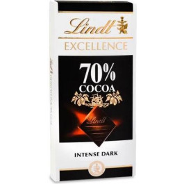   Lindt Шоколад  Excellence швейцарський 70% какао, 100 г (3046920028004)