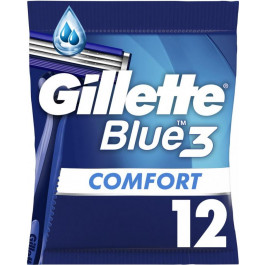   Gillette Бритва без змінних картриджів  Blue 3 Plus Comfort 12шт