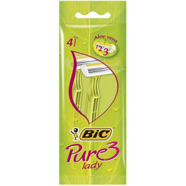   BIC Pure 3 Lady Набор бритв без сменных картриджей 4 шт. (3086126726984)