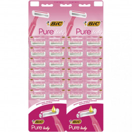   BIC Бритва  Pure 3 Lady Pink 24 шт. (3086123395145)