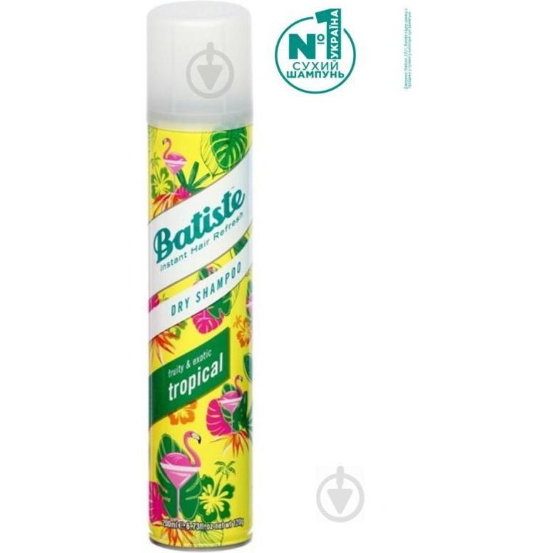 Batiste Сухий шампунь  Tropical, 200 мл 200 мл (5010724527511) - зображення 1