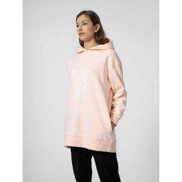   4F Худі жіноче  Sweatshirt F253 4FSS23TSWSF253-83S S Бежеве (5904698219896)