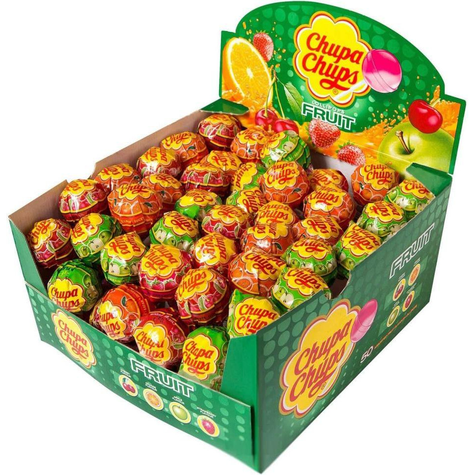 Chupa Chups Карамель  Фрукти, в асортименті, 12 г (688734) - зображення 1