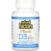 Natural Factors Вітамін D3 для дітей Vitamin D3 for Kids полуниця 400 МО 100 жувальних таблеток - зображення 1