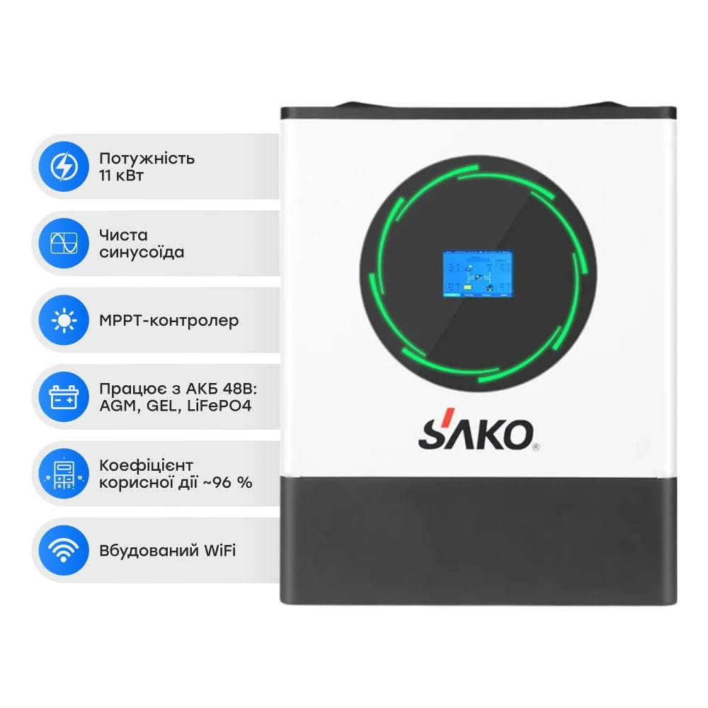 Sako SUNPOLO-11K 11KW/48V+150A MPPT (42-00157) - зображення 1