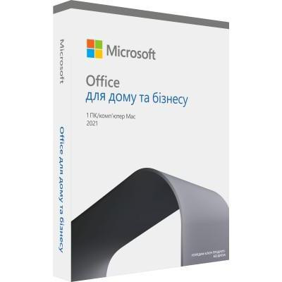 Microsoft Office для дому и бизнесу 2021 для 1 ПК, FPP - короб. версія, англ. мова (T5D-03516) - зображення 1