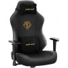 Anda Seat Phantom 3 L Black & Gold (AD18Y-06-B-PVC) - зображення 5