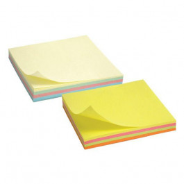   Axent Папір для нотаток  with adhesive layer 75x75мм, 100sheets.,neon colors mix (2325-02-А)