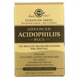   Solgar Пробиотики, Advanced Acidophilus, , 120 капсул (SOL-00025)