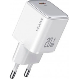   USAMS US-CC183 X-ron Single USB PD20W Fast Charger White (CC183TC02)