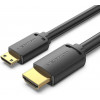 Vention HDMI to mini HDMI 3m Black (AGHBI) - зображення 1