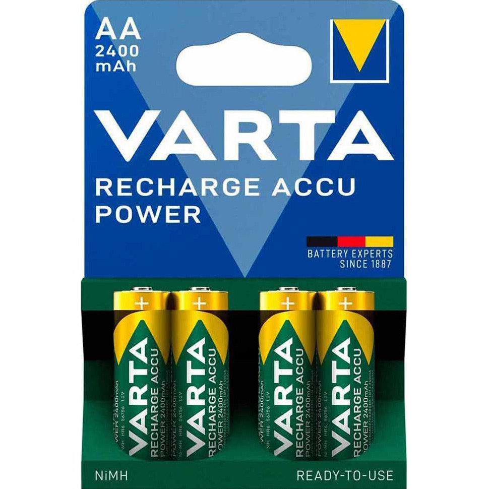 Varta AA 2400mAh NiMh 4шт POWER ACCU (56756101404) - зображення 1