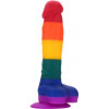 Dream toys COLOURFUL LOVE DILDO (DT21693) - зображення 1