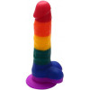 Dream toys COLOURFUL LOVE DILDO (DT21693) - зображення 4