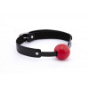 DS Fetish Ball gag black/red (223202014) - зображення 1